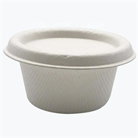Sugarcane bowl with lid